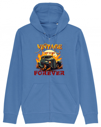 VINTAGE HOT RODS FOREVER Bright Blue