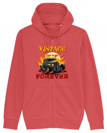 VINTAGE HOT RODS FOREVER Carmine Red