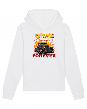 VINTAGE HOT RODS FOREVER White