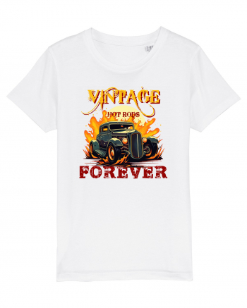 VINTAGE HOT RODS FOREVER White