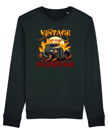 VINTAGE HOT RODS FOREVER Black