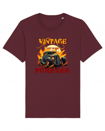 VINTAGE HOT RODS FOREVER Burgundy