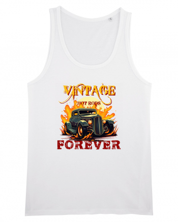 VINTAGE HOT RODS FOREVER White