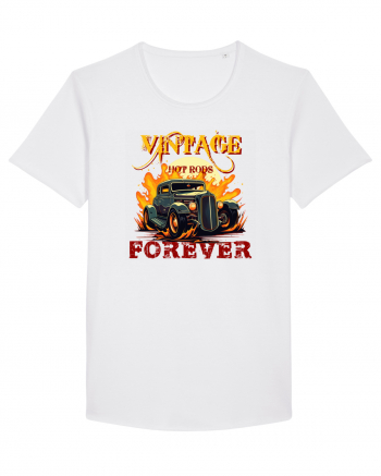 VINTAGE HOT RODS FOREVER White