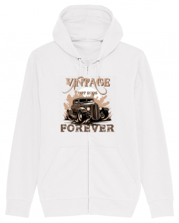 VINTAGE HOT RODS FOREVER 2 White