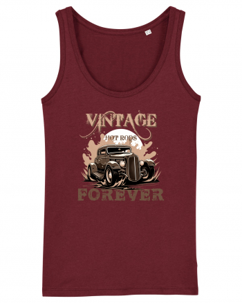 VINTAGE HOT RODS FOREVER 2 Burgundy