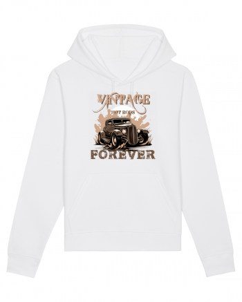 VINTAGE HOT RODS FOREVER 2 White