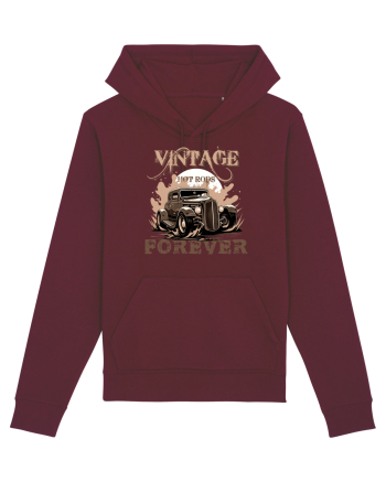 VINTAGE HOT RODS FOREVER 2 Burgundy
