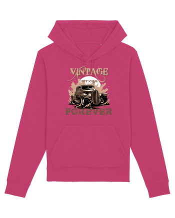 VINTAGE HOT RODS FOREVER 2 Raspberry