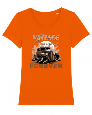 VINTAGE HOT RODS FOREVER 2 Bright Orange