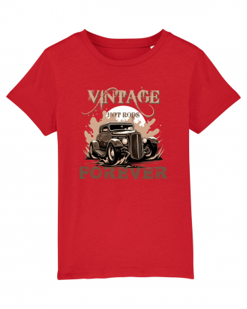 VINTAGE HOT RODS FOREVER 2 Red