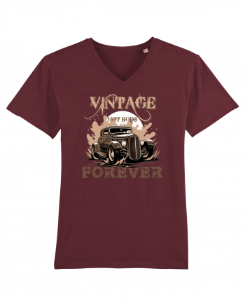 VINTAGE HOT RODS FOREVER 2 Burgundy