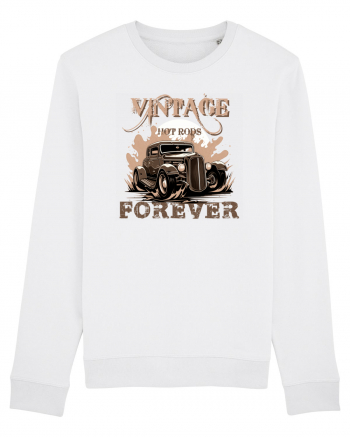 VINTAGE HOT RODS FOREVER 2 White