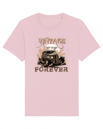 VINTAGE HOT RODS FOREVER 2 Cotton Pink