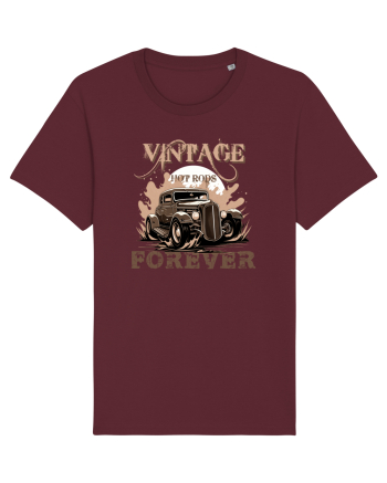 VINTAGE HOT RODS FOREVER 2 Burgundy