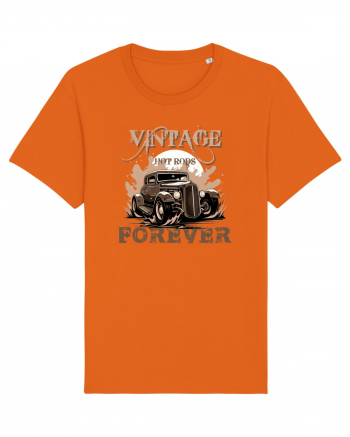 VINTAGE HOT RODS FOREVER 2 Bright Orange