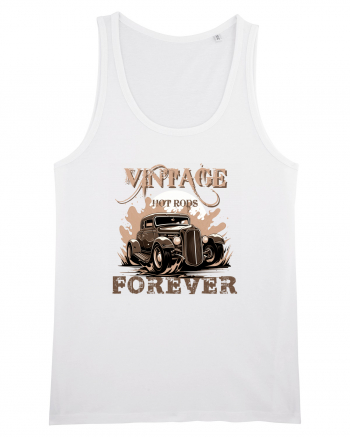 VINTAGE HOT RODS FOREVER 2 White