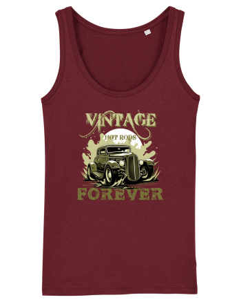 VINTAGE HOT RODS FOREVER 3 Burgundy