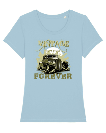 VINTAGE HOT RODS FOREVER 3 Sky Blue