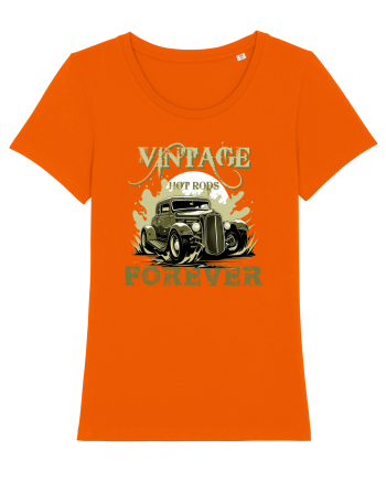 VINTAGE HOT RODS FOREVER 3 Bright Orange