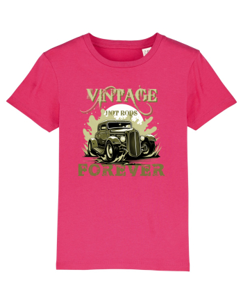 VINTAGE HOT RODS FOREVER 3 Raspberry