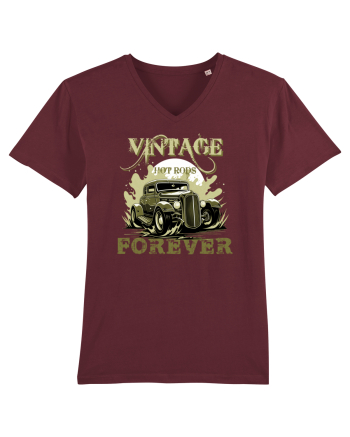VINTAGE HOT RODS FOREVER 3 Burgundy
