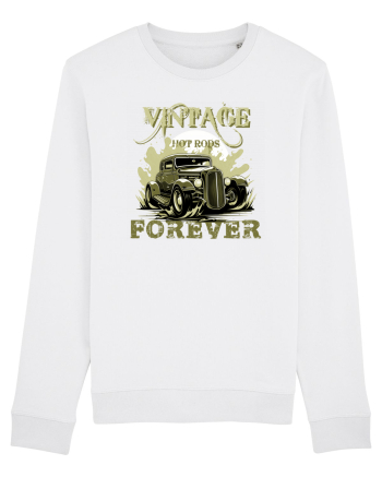 VINTAGE HOT RODS FOREVER 3 White
