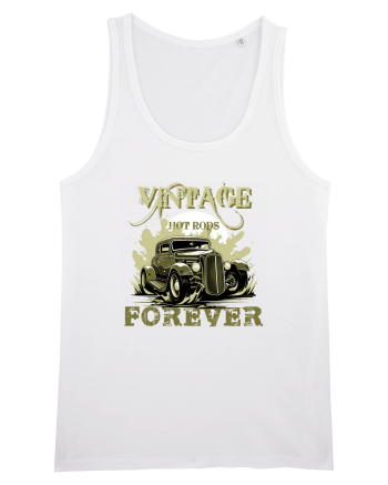 VINTAGE HOT RODS FOREVER 3 White
