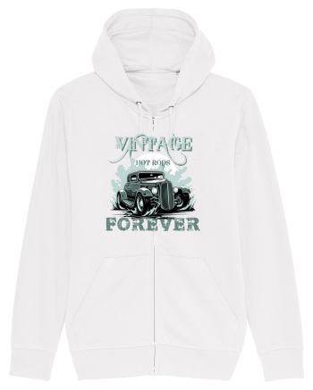 VINTAGE HOT RODS FOREVER 4 White