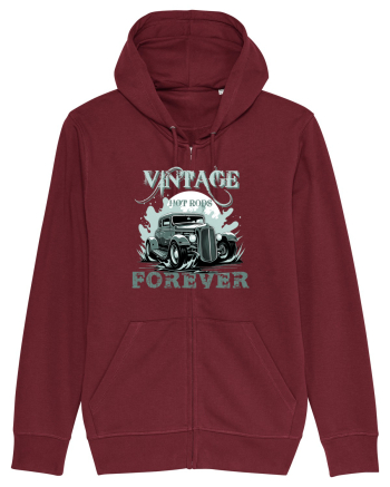 VINTAGE HOT RODS FOREVER 4 Burgundy