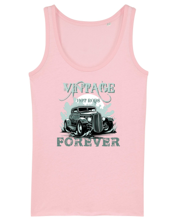 VINTAGE HOT RODS FOREVER 4 Cotton Pink