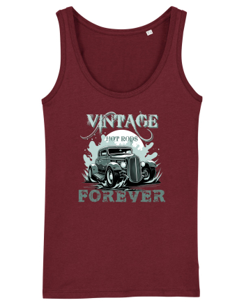 VINTAGE HOT RODS FOREVER 4 Burgundy