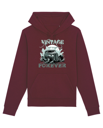 VINTAGE HOT RODS FOREVER 4 Burgundy