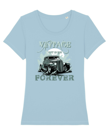 VINTAGE HOT RODS FOREVER 4 Sky Blue