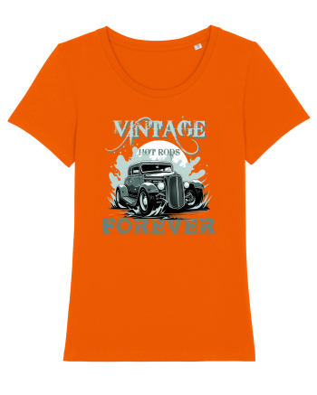 VINTAGE HOT RODS FOREVER 4 Bright Orange