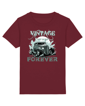 VINTAGE HOT RODS FOREVER 4 Burgundy