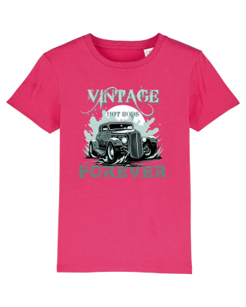 VINTAGE HOT RODS FOREVER 4 Raspberry