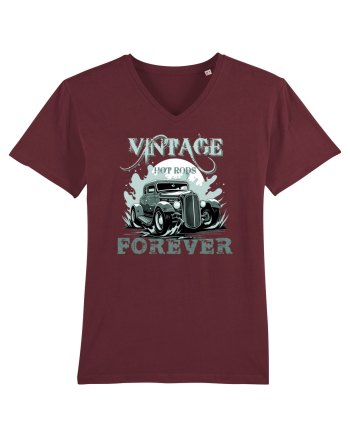VINTAGE HOT RODS FOREVER 4 Burgundy