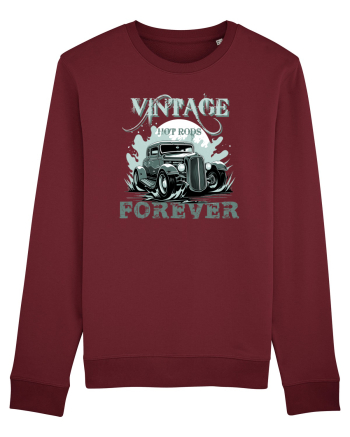 VINTAGE HOT RODS FOREVER 4 Burgundy