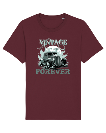 VINTAGE HOT RODS FOREVER 4 Burgundy