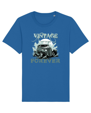 VINTAGE HOT RODS FOREVER 4 Royal Blue