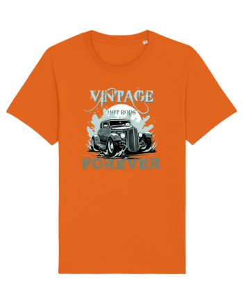 VINTAGE HOT RODS FOREVER 4 Bright Orange