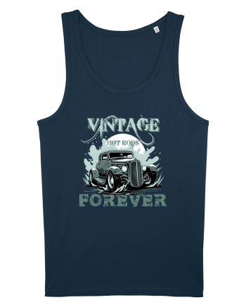 VINTAGE HOT RODS FOREVER 4 Navy
