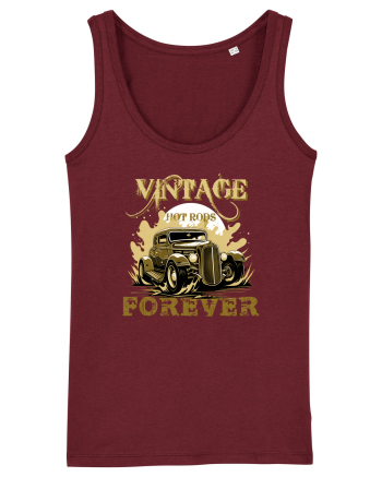 VINTAGE HOT RODS FOREVER 5 Burgundy