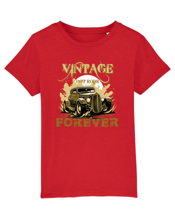 VINTAGE HOT RODS FOREVER 5 Red
