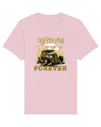 VINTAGE HOT RODS FOREVER 5 Cotton Pink