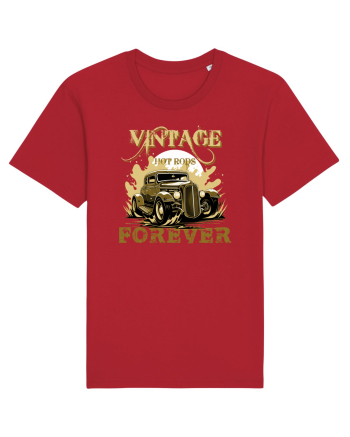 VINTAGE HOT RODS FOREVER 5 Red