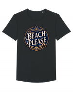 Beach please Tricou mânecă scurtă guler larg Bărbat Skater