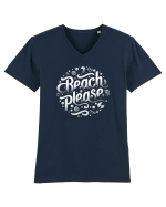 Beach please Tricou mânecă scurtă guler V Bărbat Presenter