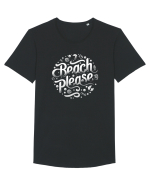 Beach please Tricou mânecă scurtă guler larg Bărbat Skater